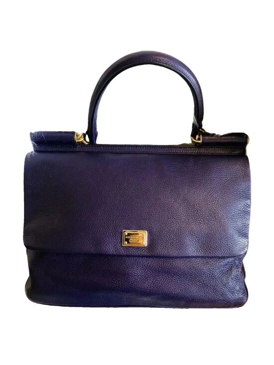 Dolce & Gabbana Handbags - 🛍️Dolce & Gabbana Authentic Sicily 62 large top handle bag in pebbled leather